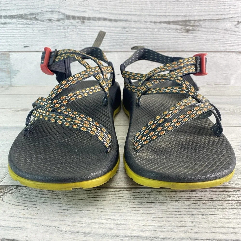 Chaco ZX1 Sandals Kids 5 Multi Crest Citrus Ecotread DoubleStrap Outdoor Hiking